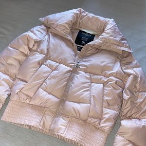 Hollister Pink Puffer Jacket